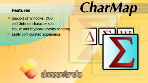 DMControls.CharMap .NET control Screenshot